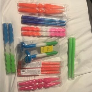 Vibrant Party Candle Set  neon black light reactive